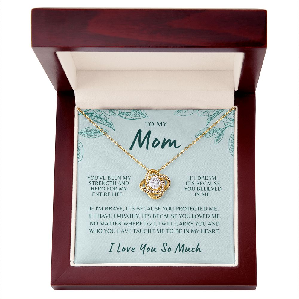 Gift For Mom | Because Of You Necklace 0657T10