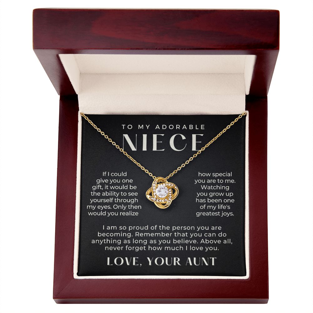 Niece Gift From Aunt | My Love Necklace 0581T22