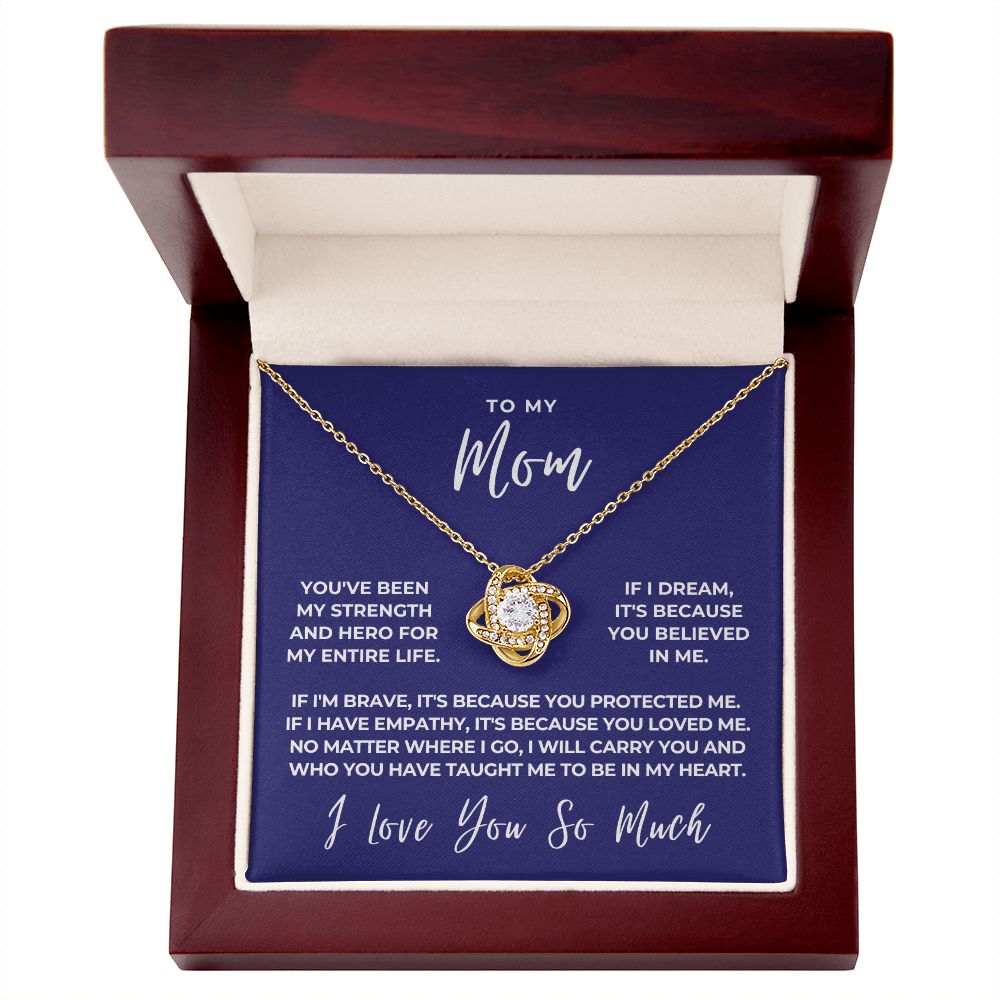 Gift For Mom | Because Of You Necklace 0657T6