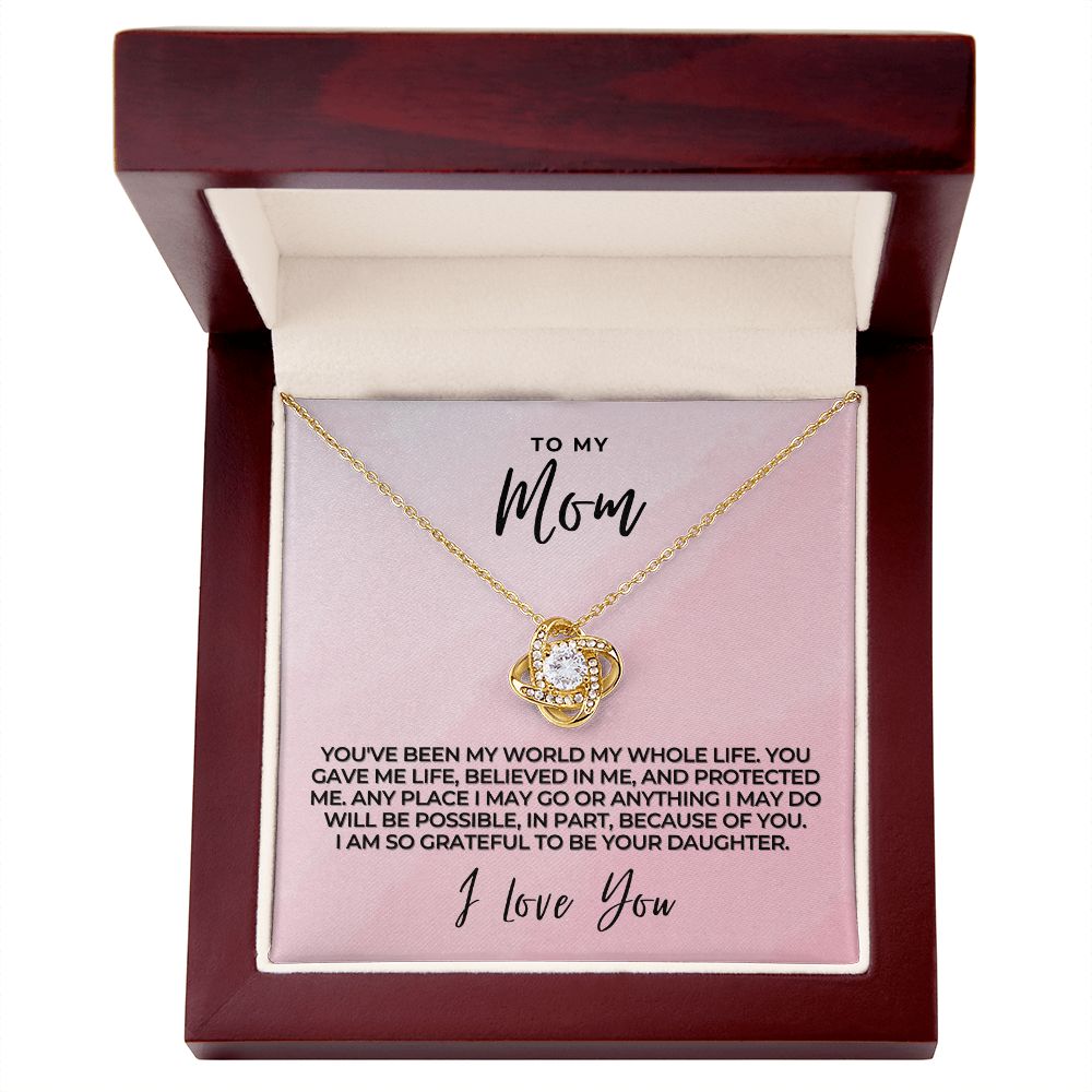 Gift For Mom | My World Necklace 0659T8