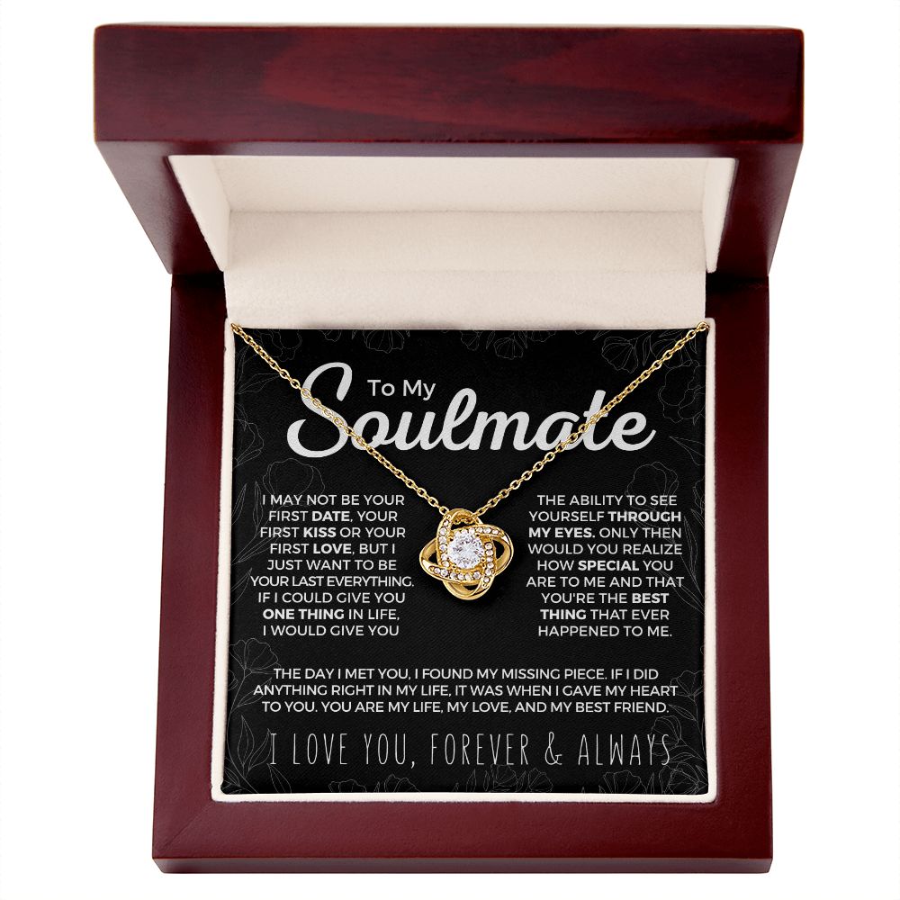 Soulmate Gift | My Life, Love & Best Friend Necklace 0774T1L