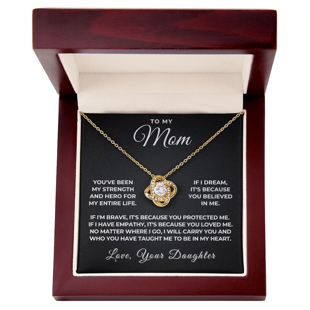 Gift For Mom | Because Of You Necklace 0658T4