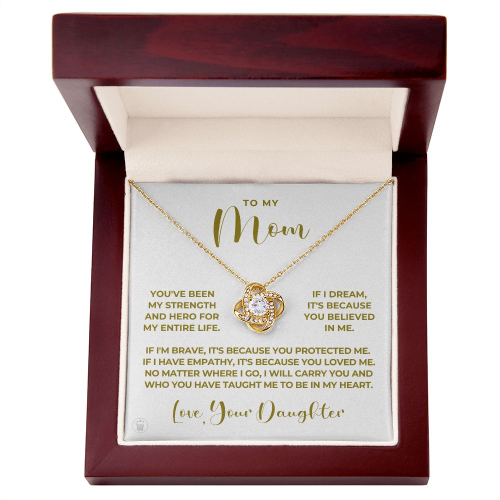 Gift For Mom | Because Of You Necklace 0658T5