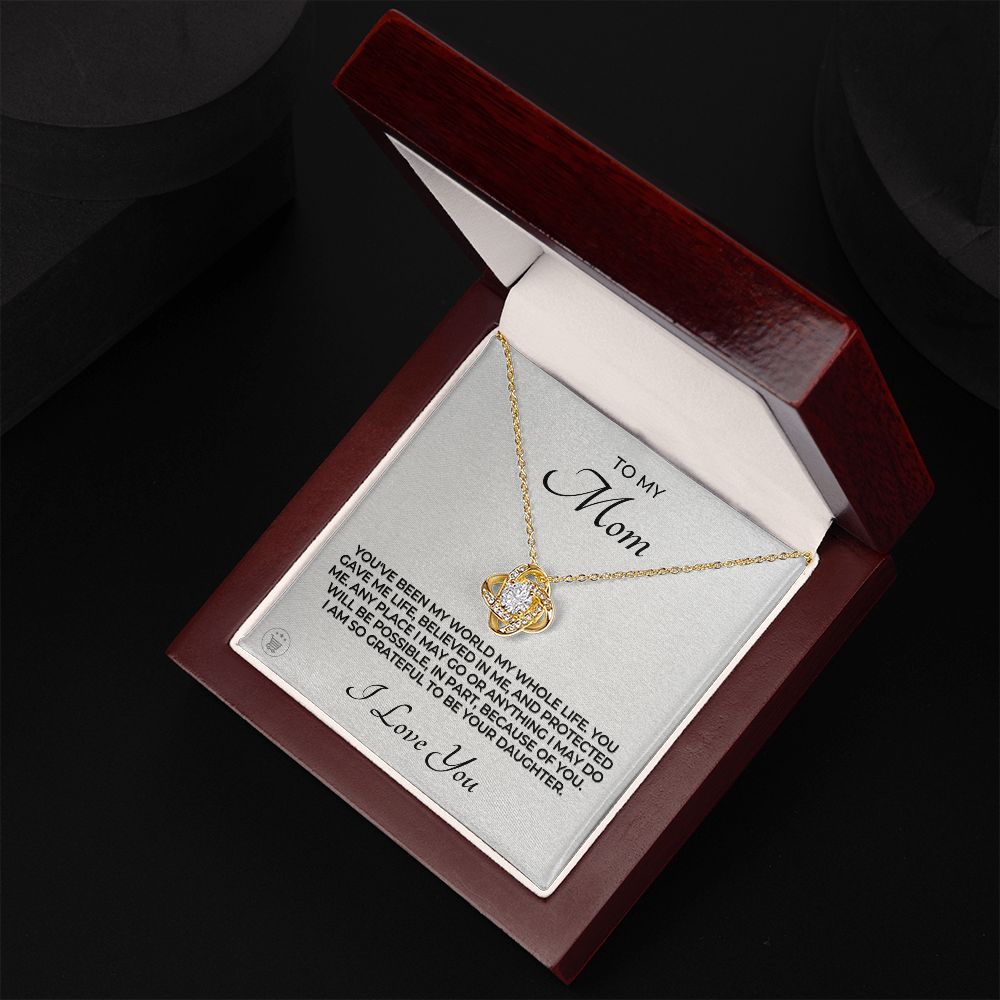 Gift For Mom | My World Necklace 0659T1