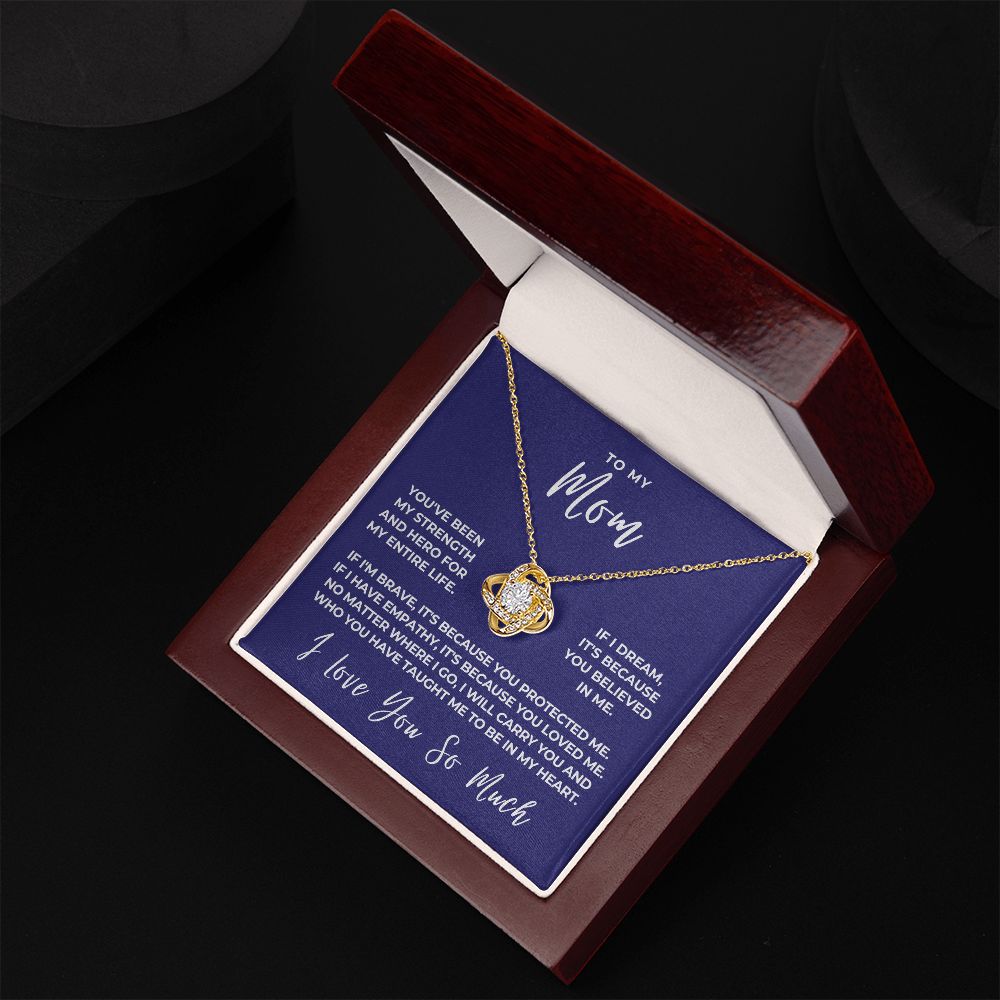 Gift For Mom | Because Of You Necklace 0657T6