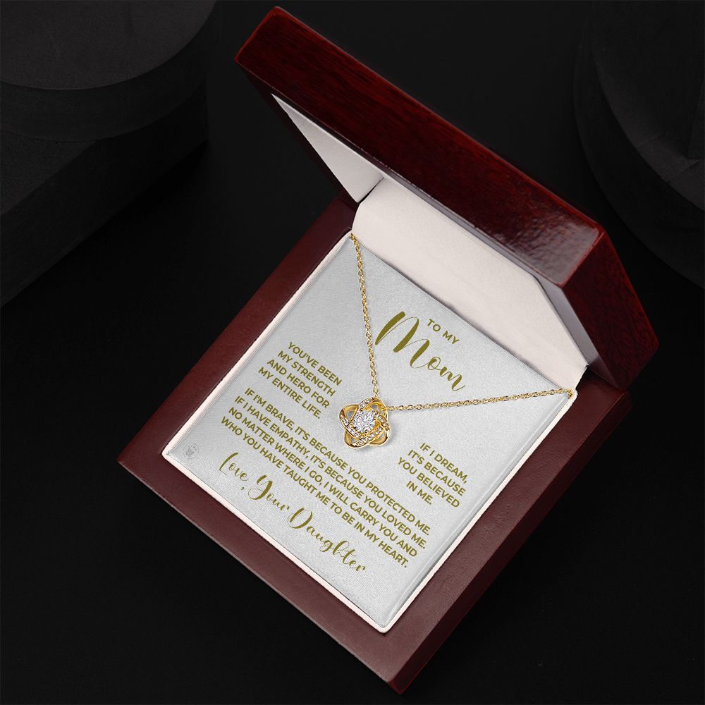 Gift For Mom | Because Of You Necklace 0658T5