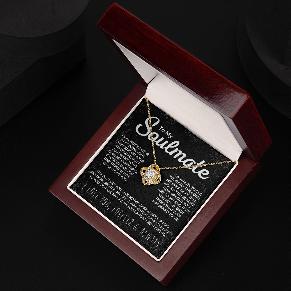 Soulmate Gift | My Life, Love & Best Friend Necklace 0774T1L