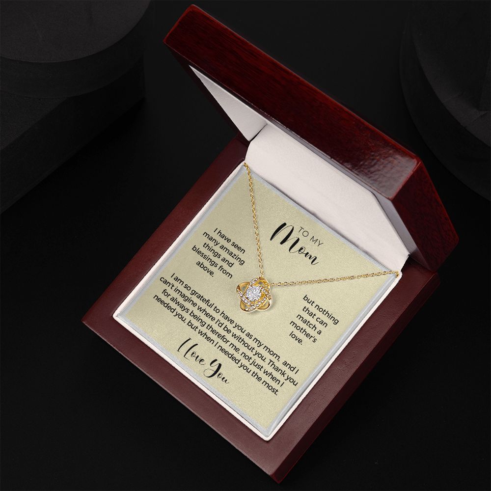 Gift For Mom | Thank You Mom Necklace 0683T11