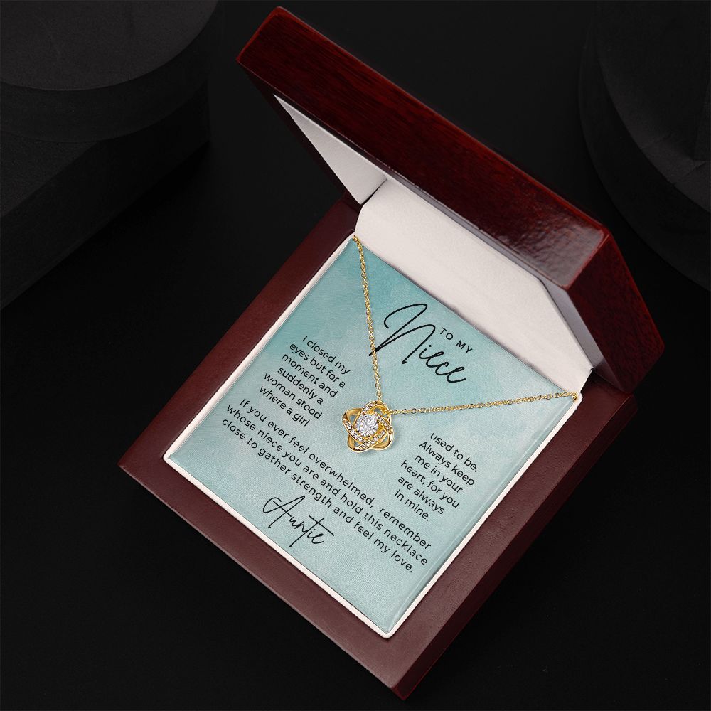 Niece Gift From Aunt | In My Heart Necklace 0631T23