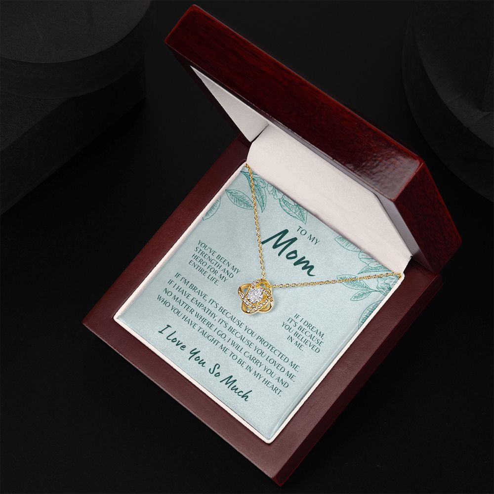 Gift For Mom | Because Of You Necklace 0657T10