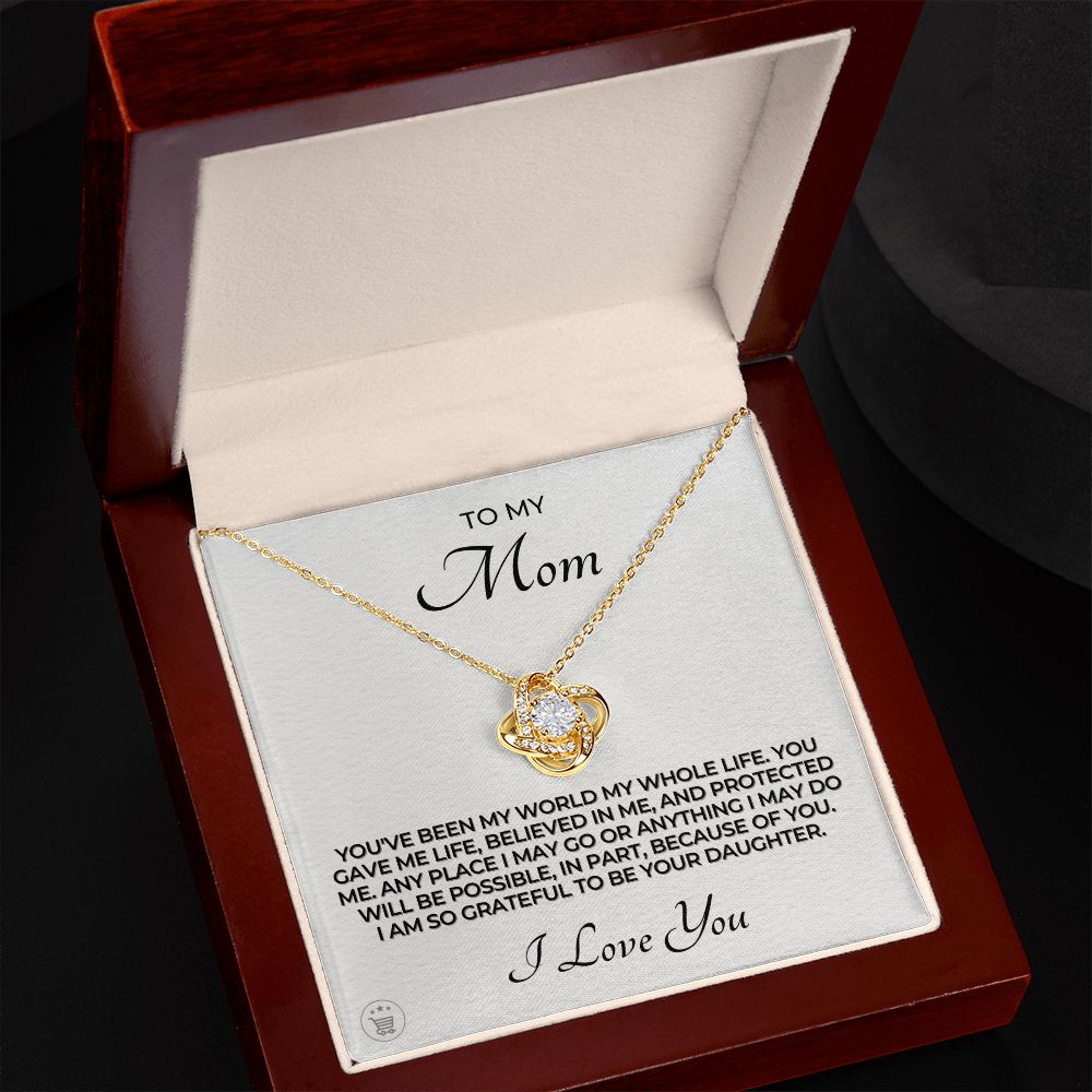 Gift For Mom | My World Necklace 0659T1