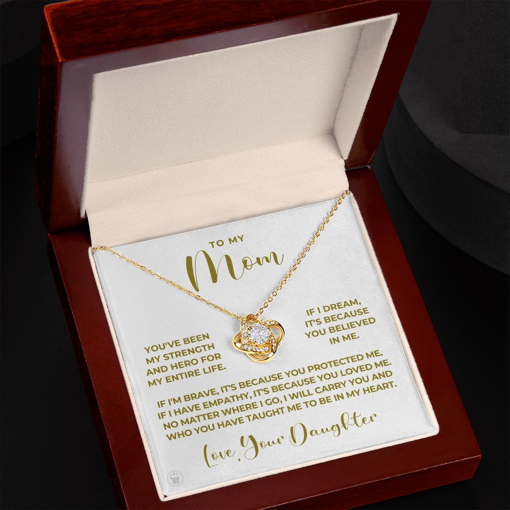 Gift For Mom | Because Of You Necklace 0658T5