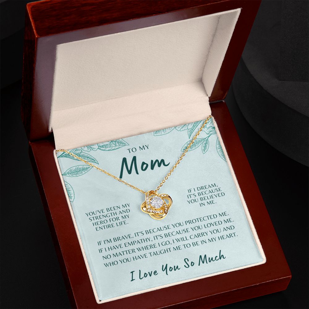 Gift For Mom | Because Of You Necklace 0657T10