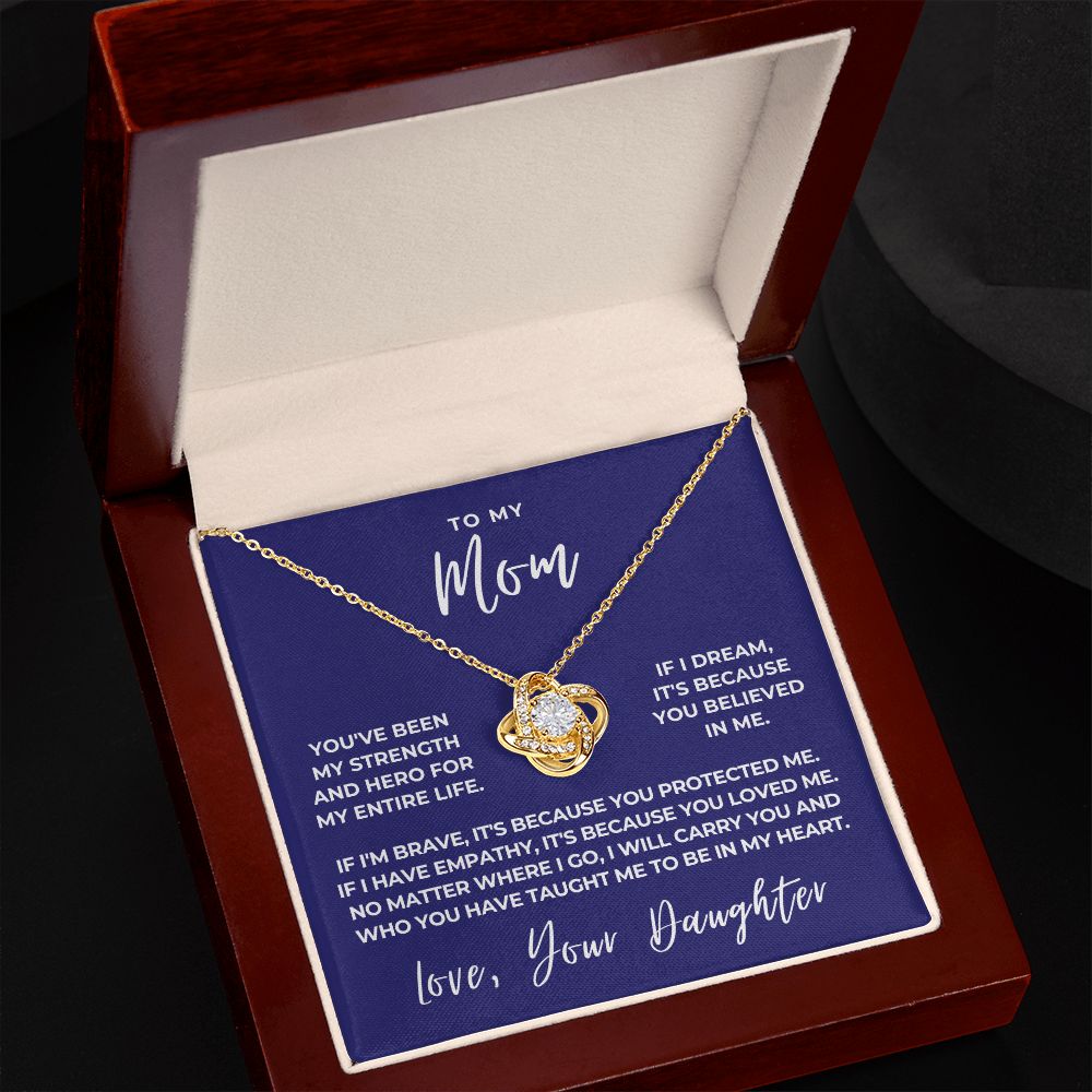 Gift For Mom | Because Of You Necklace 0658T6