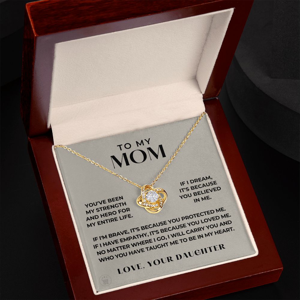 Gift For Mom | Because Of You Necklace 0658T3