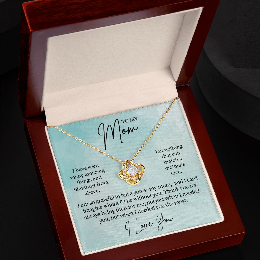 Gift For Mom | Thank You Mom Necklace 0683T14