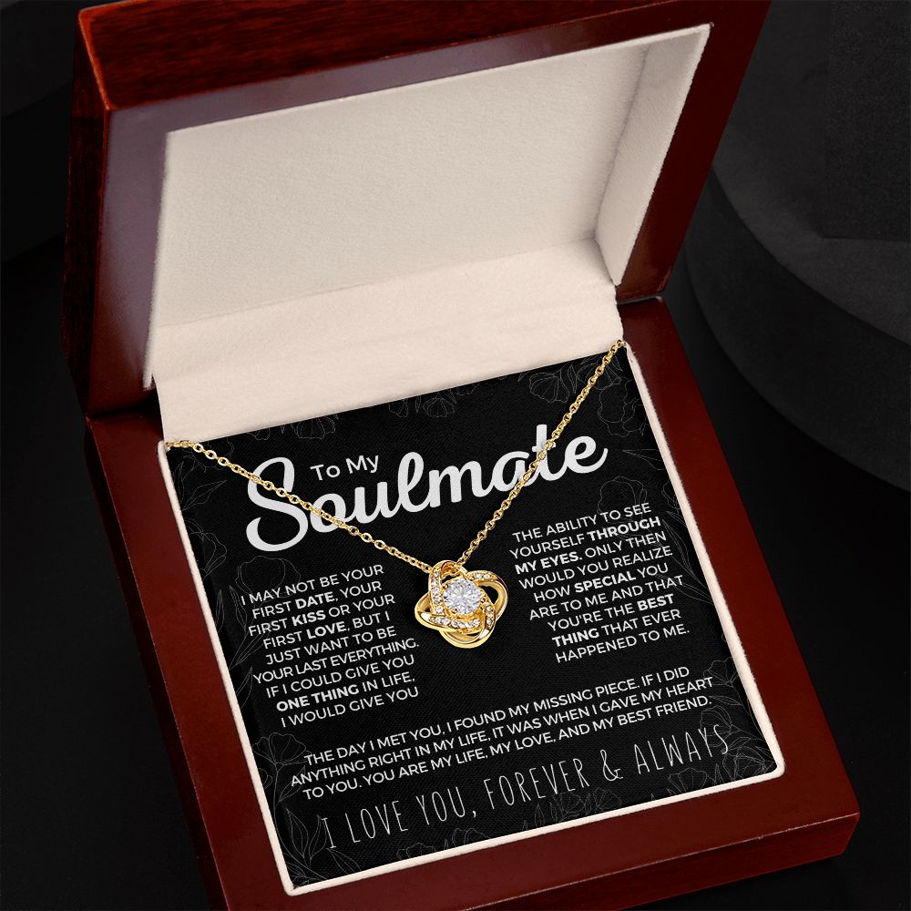 Soulmate Gift | My Life, Love & Best Friend Necklace 0774T1L
