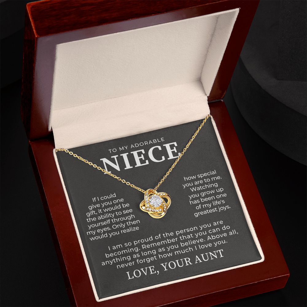 Niece Gift From Aunt | My Love Necklace 0581T20