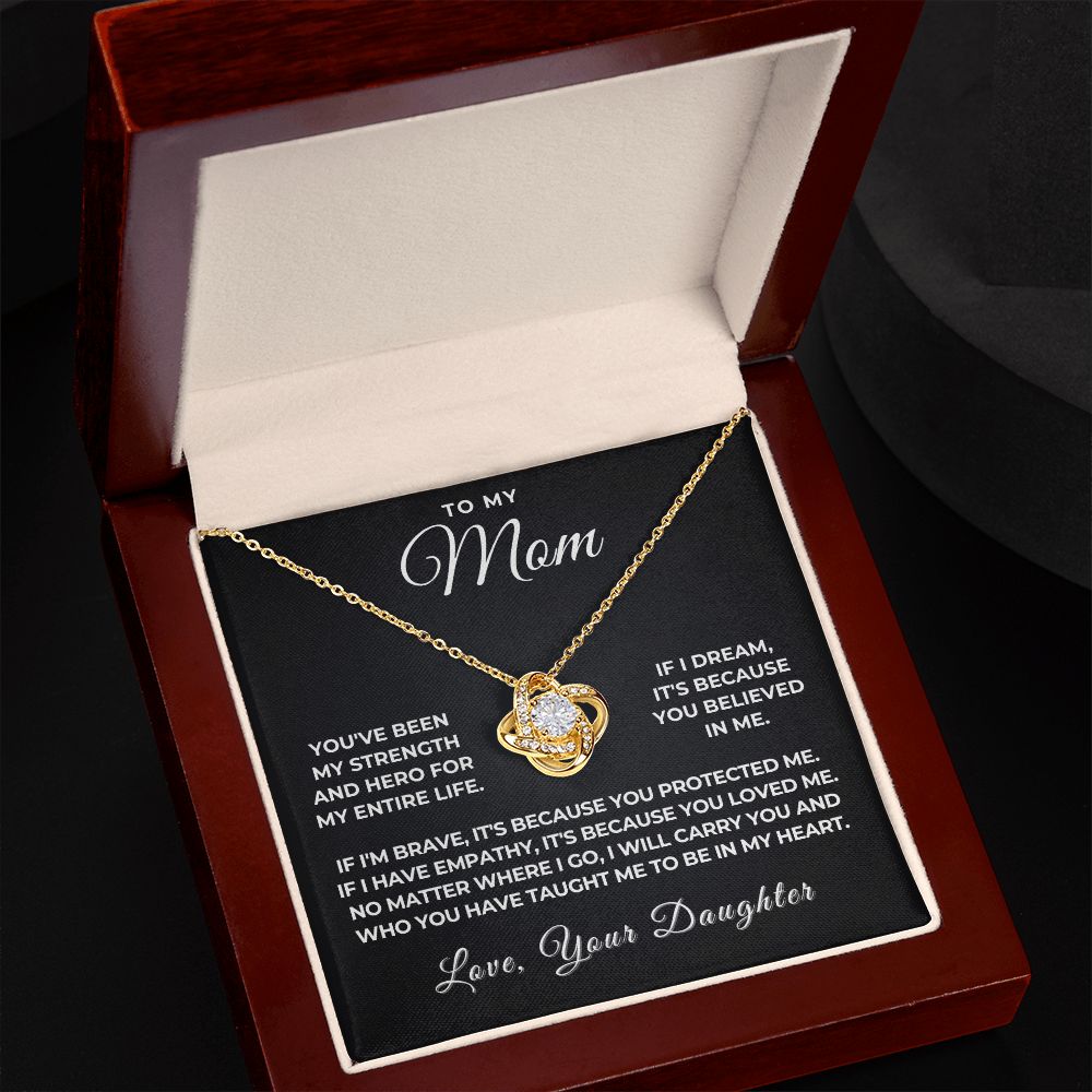 Gift For Mom | Because Of You Necklace 0658T4