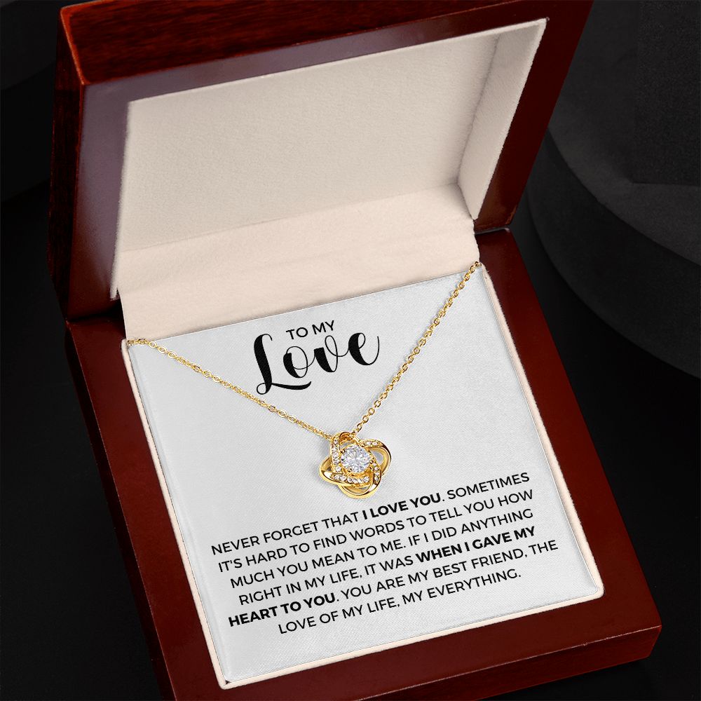 Soulmate Gift | Love Of My Life Necklace 0772T1L