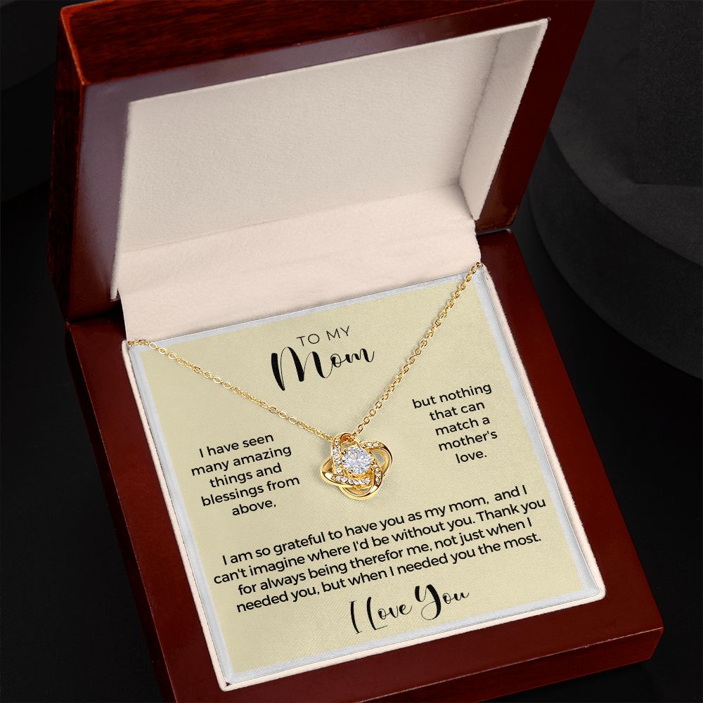 Gift For Mom | Thank You Mom Necklace 0683T11