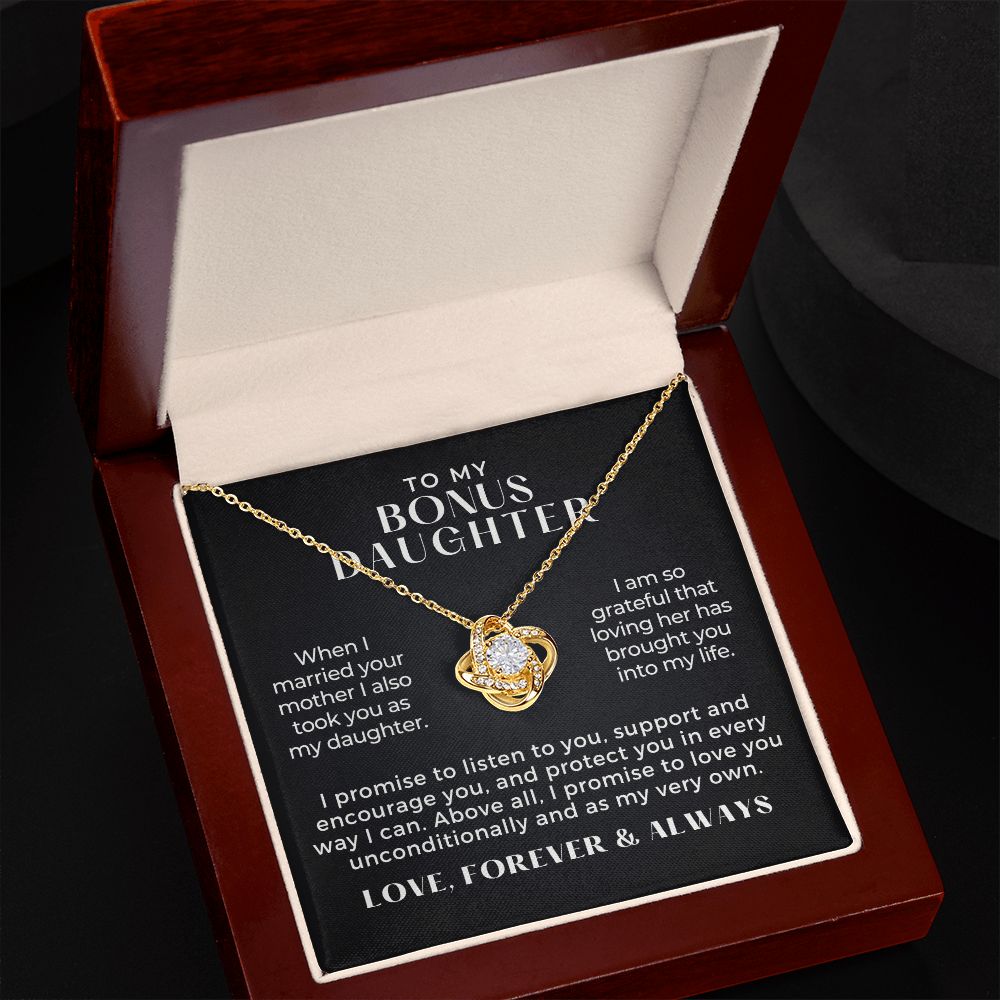 Stepdaughter Gift From Dad | Promise Necklace 0717T8
