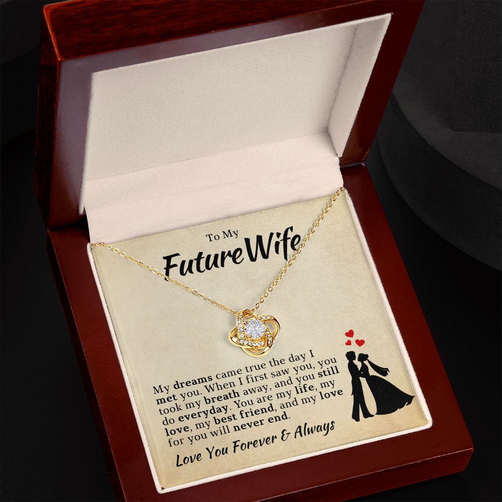 Future Wife, Mrs. Gift | Dreams Came True Necklace 0743T3L