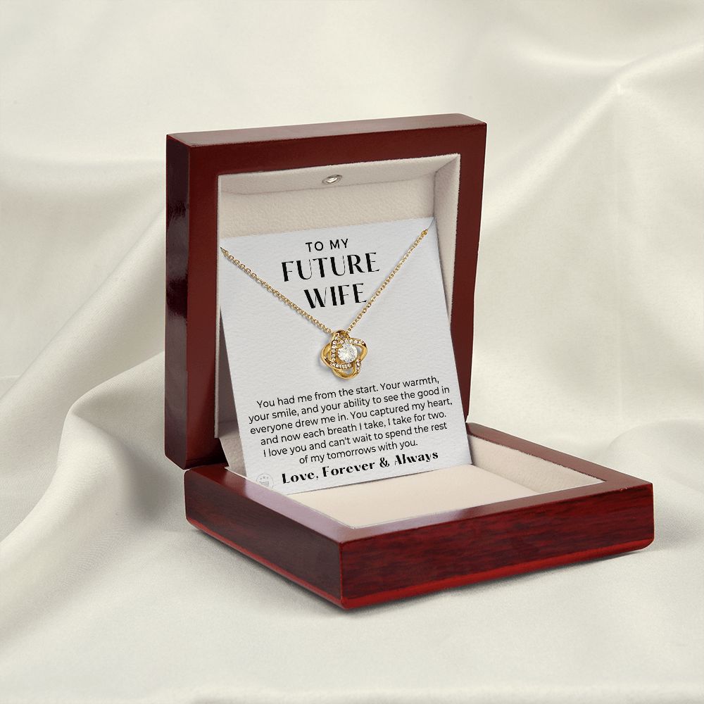 Future Wife, Mrs. Gift | Each Breath Necklace 0473T6-G
