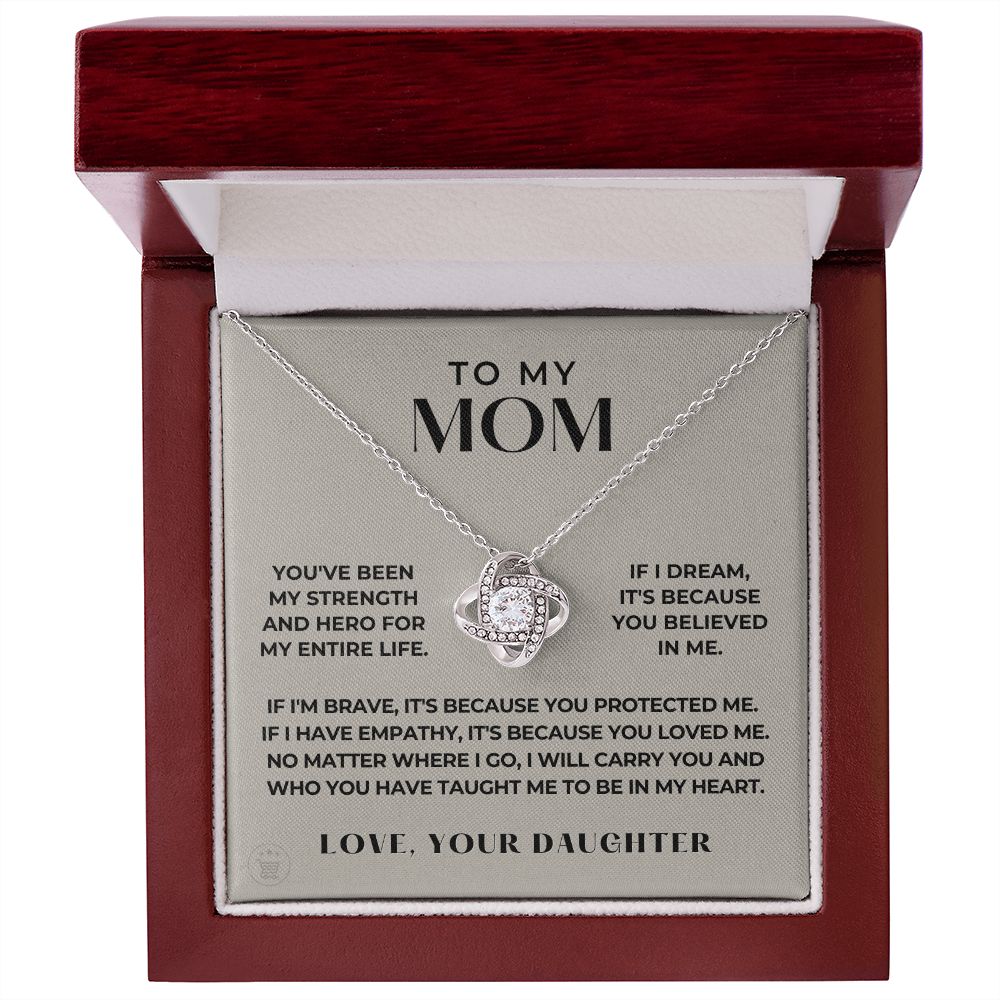 Gift For Mom | Because Of You Necklace 0658T3