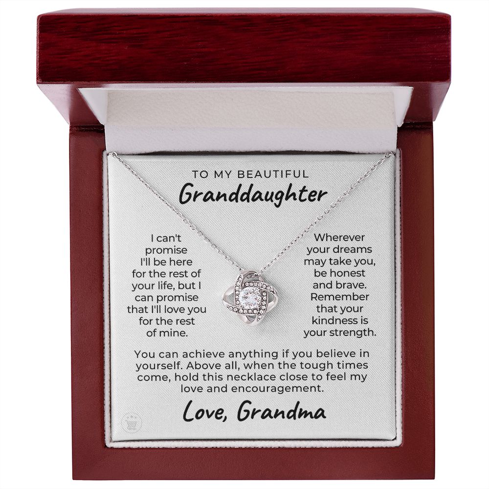 Granddaughter Gift | My Promise Necklace  0716T1