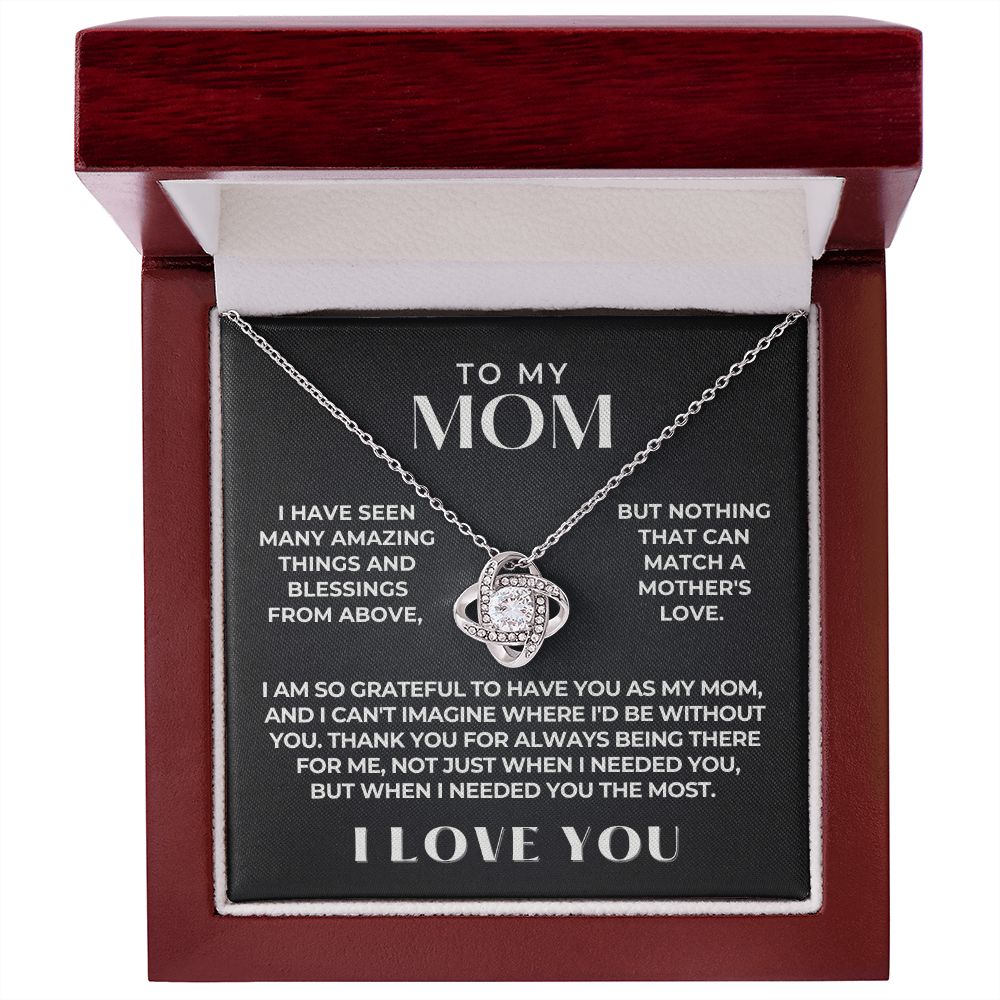 Gift For Mom | Thank You Mom Necklace 0683T13