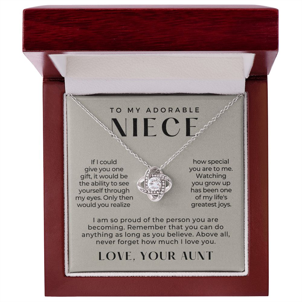 Niece Gift From Aunt | My Love Necklace 0581T21