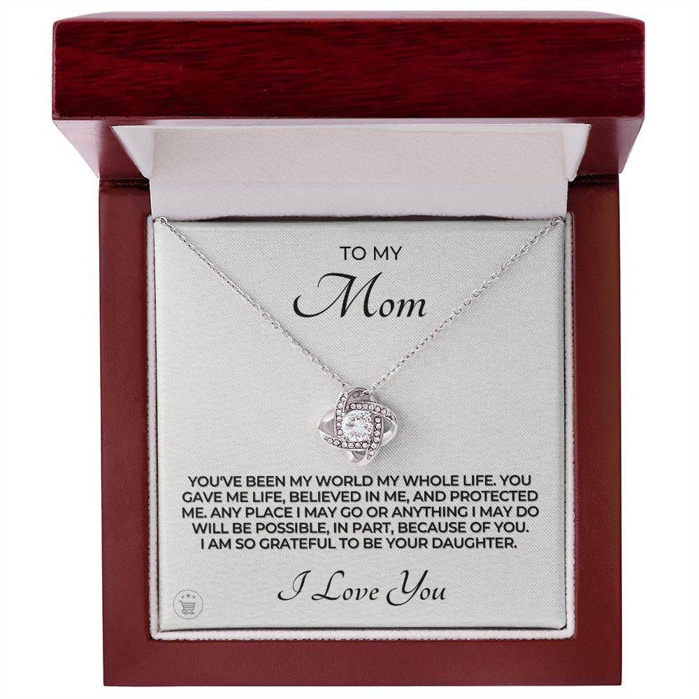 Gift For Mom | My World Necklace 0659T1