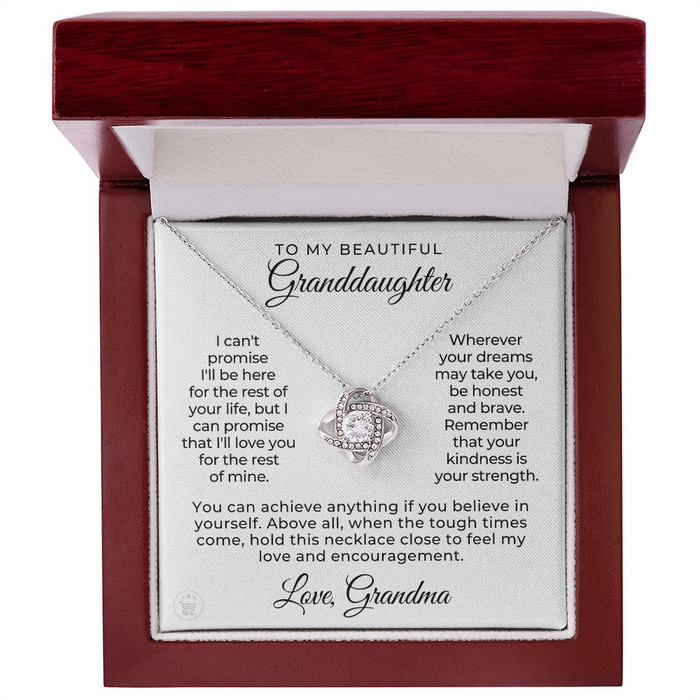 Granddaughter Gift | My Promise Necklace  0716T2