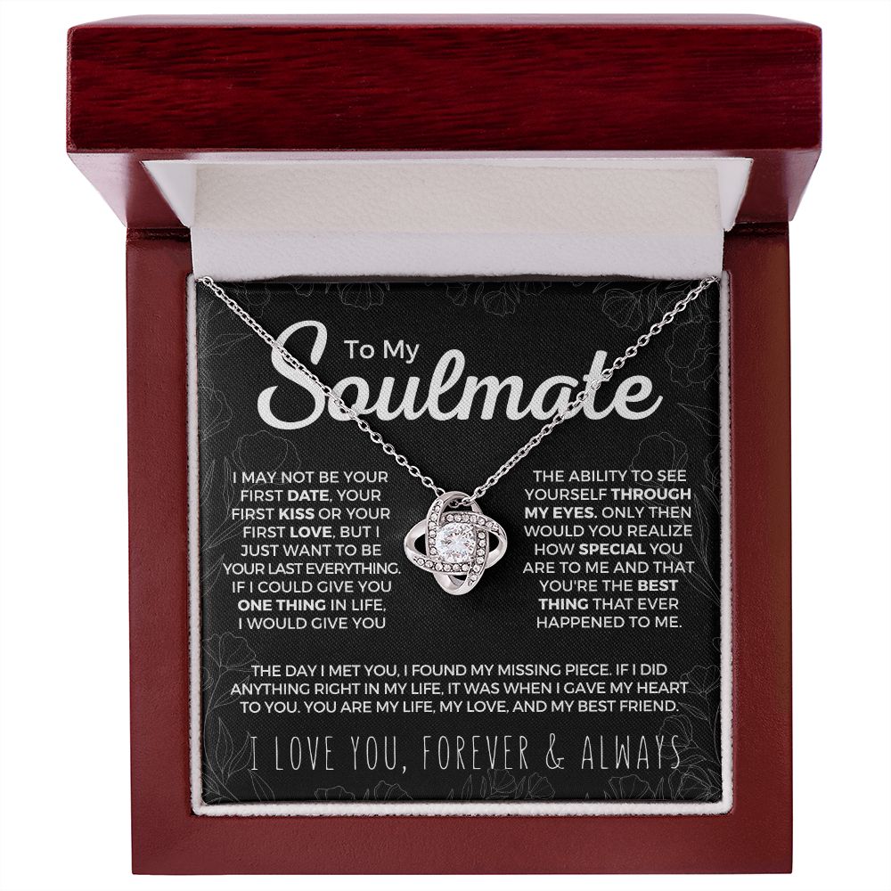 Soulmate Gift | My Life, Love & Best Friend Necklace 0774T1L