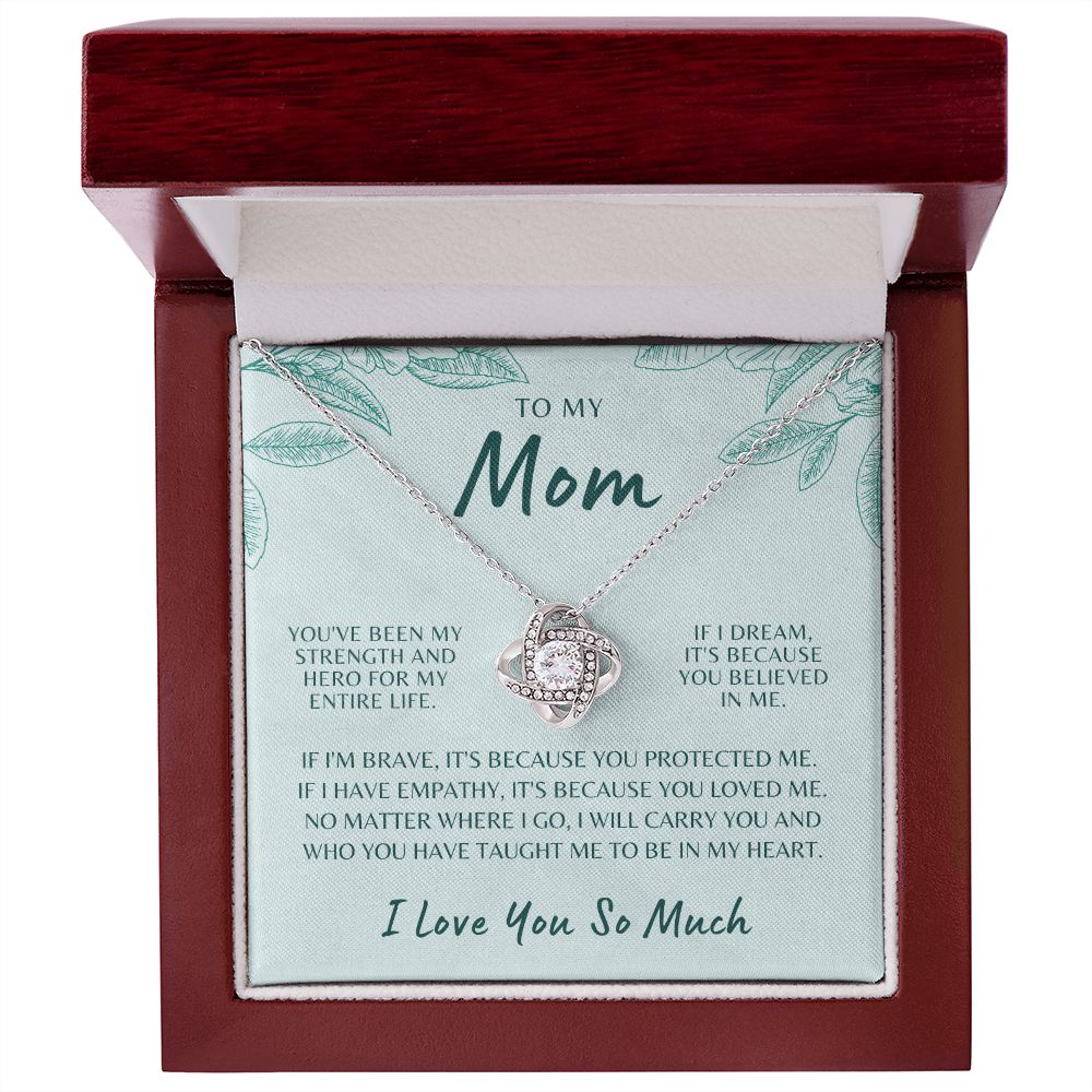 Gift For Mom | Because Of You Necklace 0657T10