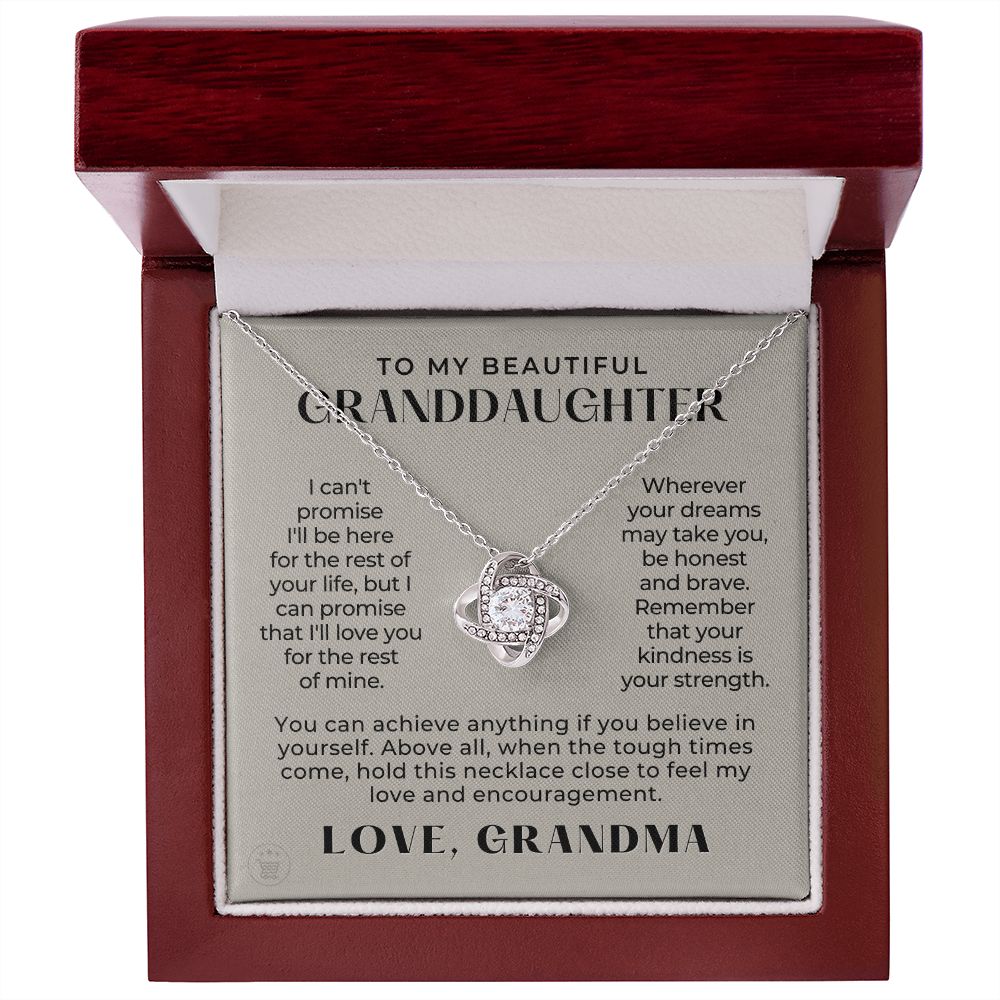 Granddaughter Gift | My Promise Necklace  0546T18