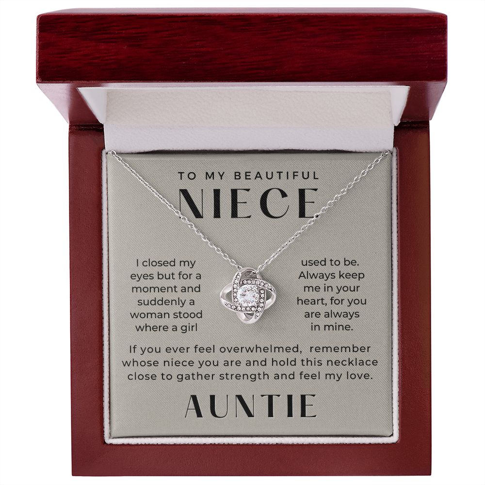 Niece Gift From Aunt | In My Heart Necklace 0631T21