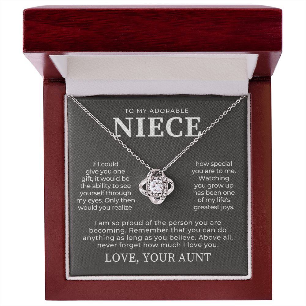 Niece Gift From Aunt | My Love Necklace 0581T20