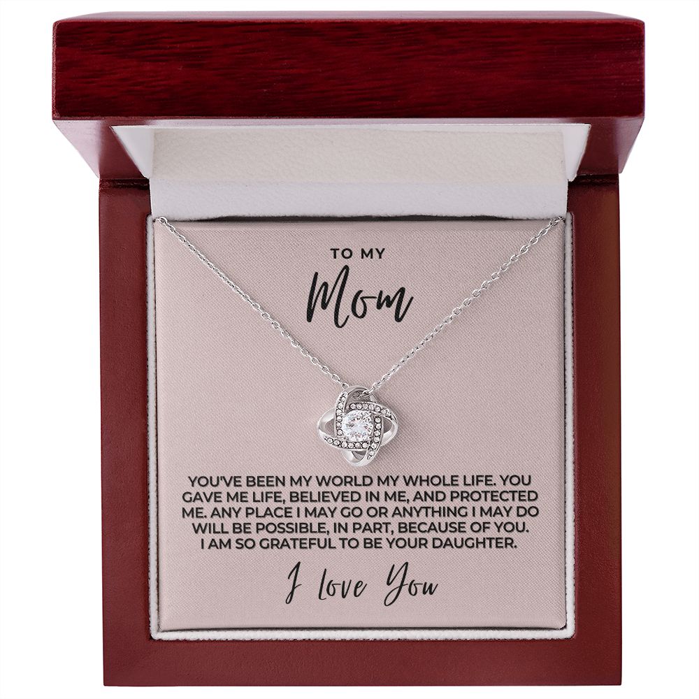 Gift For Mom | My World Necklace 0659T7