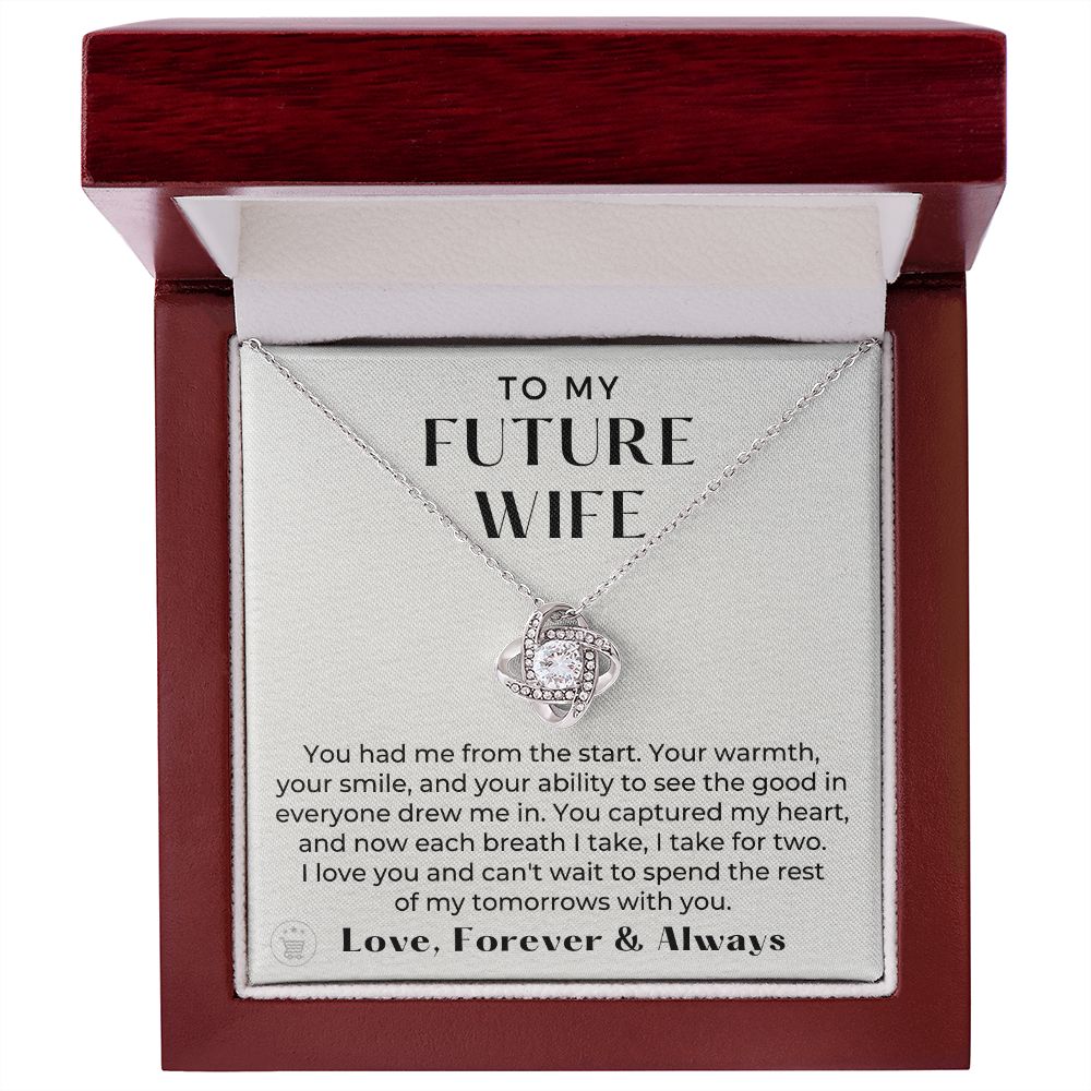 Future Wife, Mrs. Gift | Each Breath Necklace 0473T6-G