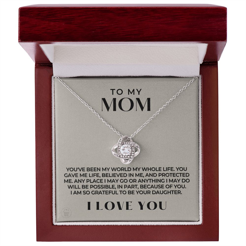 Gift For Mom | My World Necklace 0659T3