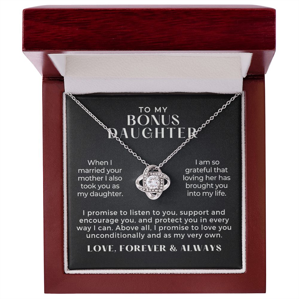Stepdaughter Gift From Dad | Promise Necklace 0717T8
