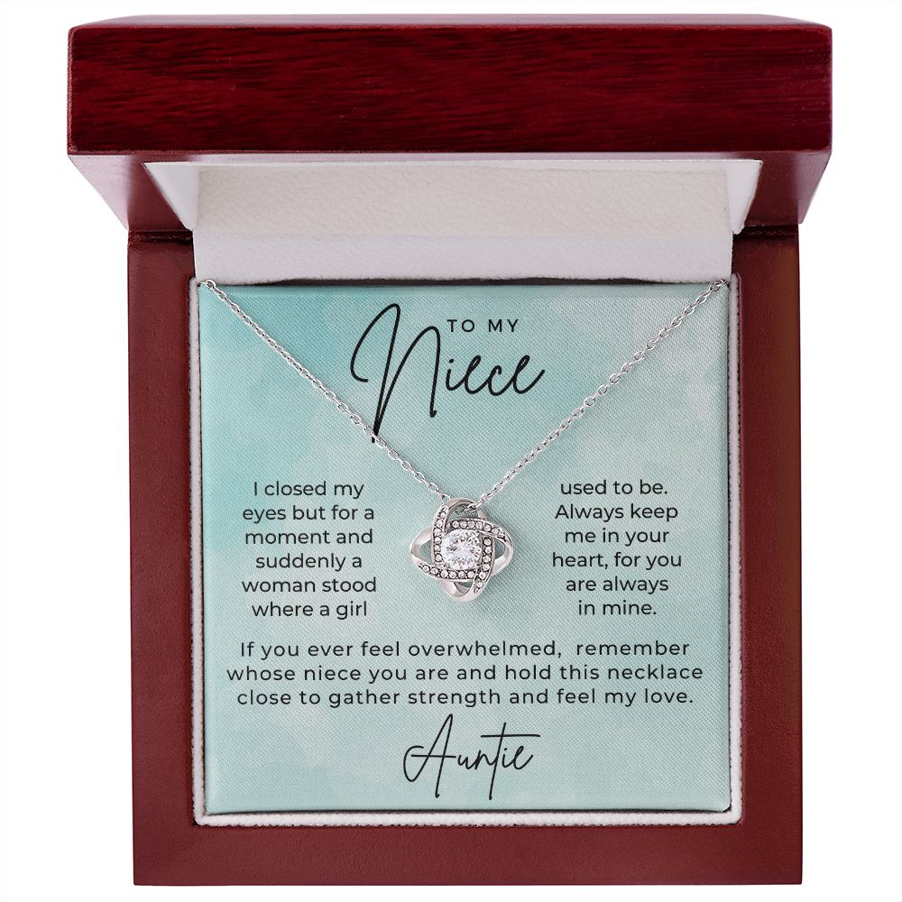 Niece Gift From Aunt | In My Heart Necklace 0631T23