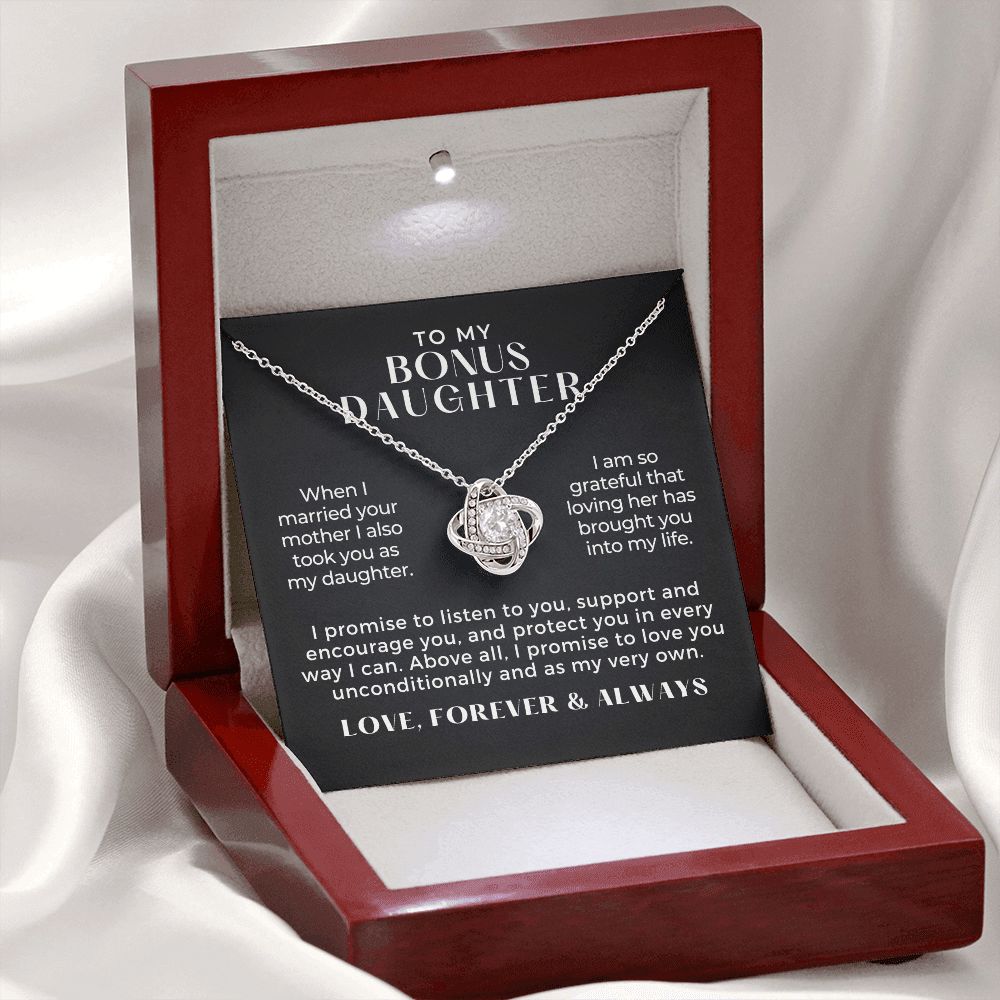 Stepdaughter Gift From Dad | Promise Necklace 0717T8