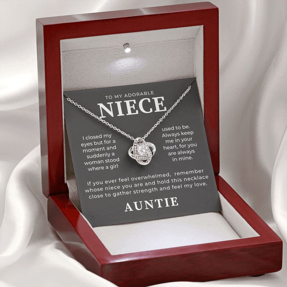 Niece Gift From Aunt | In My Heart Necklace 0631T20