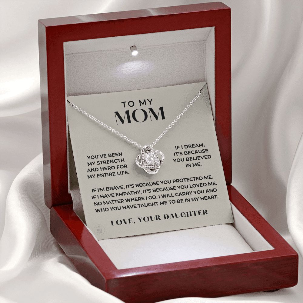 Gift For Mom | Because Of You Necklace 0658T3