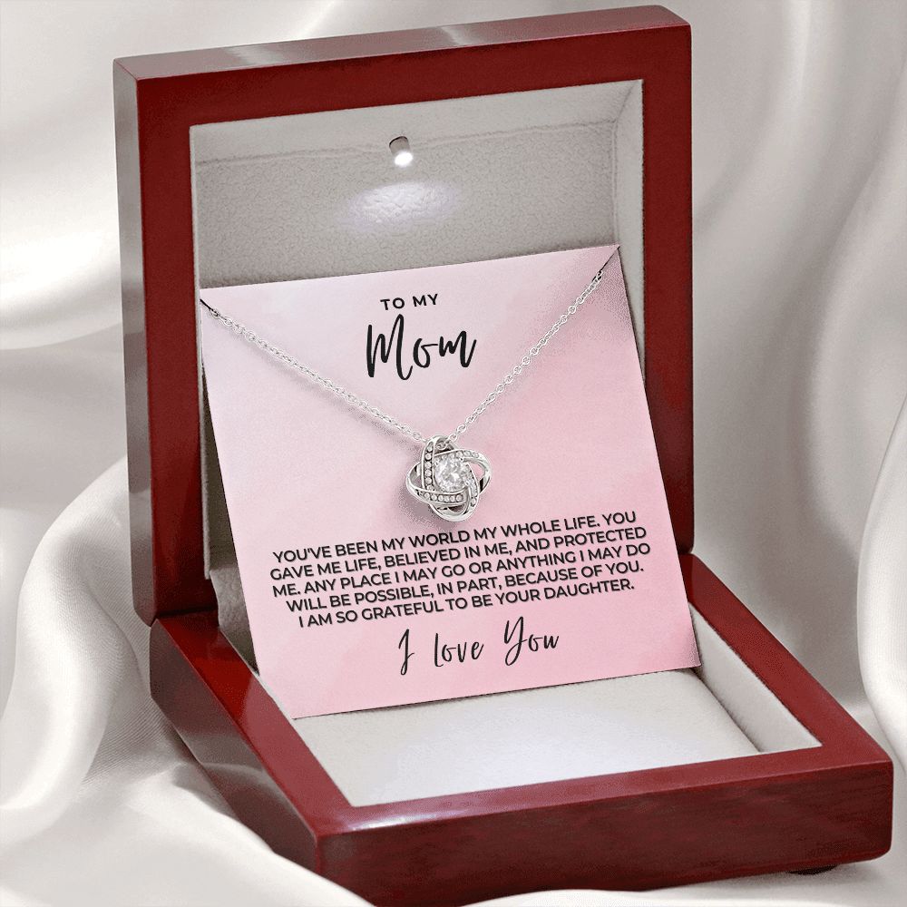 Gift For Mom | My World Necklace 0659T8