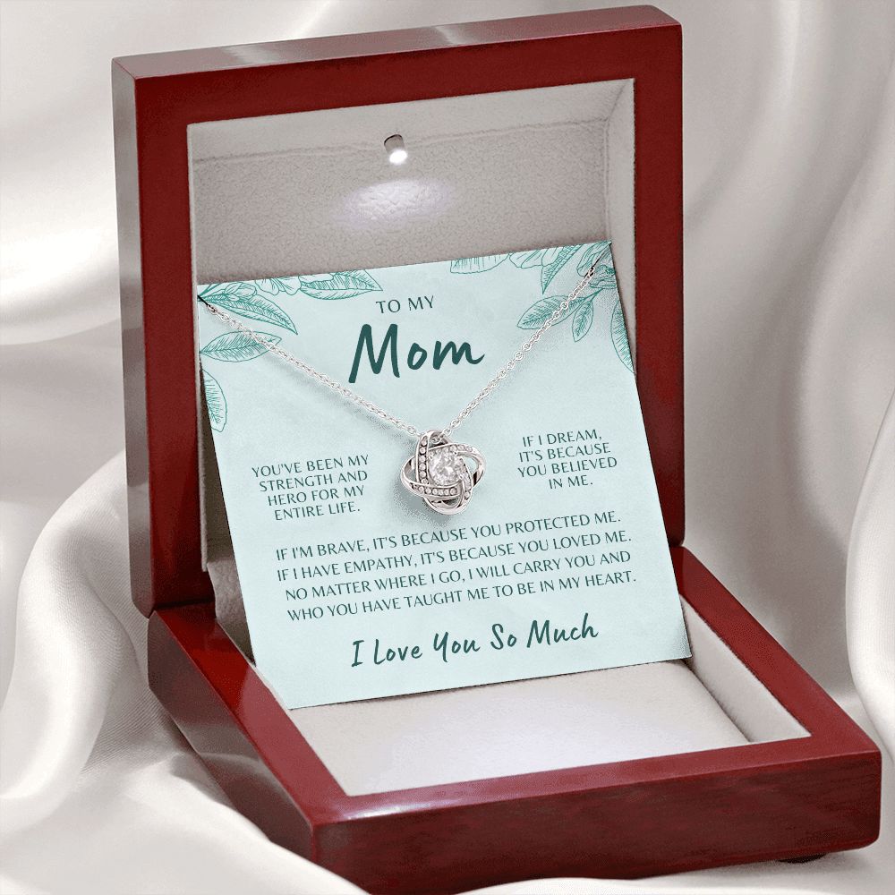 Gift For Mom | Because Of You Necklace 0657T10