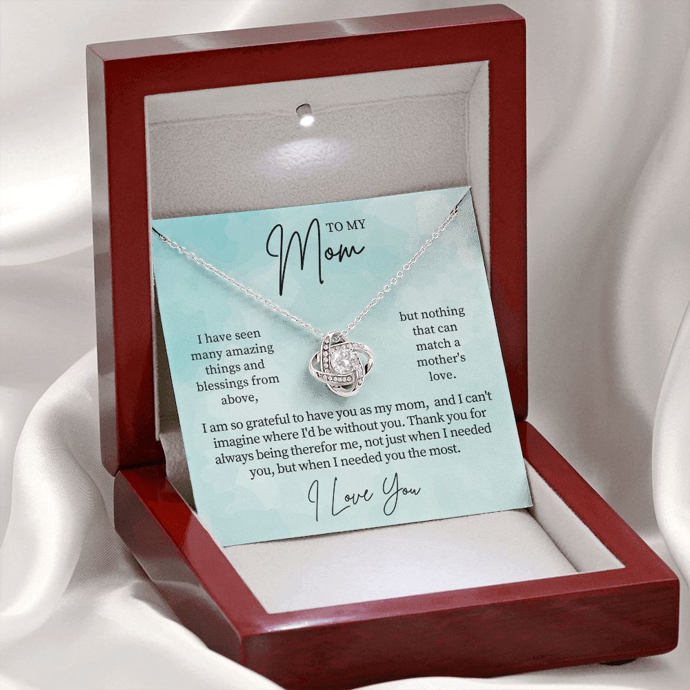 Gift For Mom | Thank You Mom Necklace 0683T14